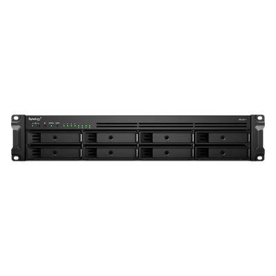 Servidor NAS Rack / 8 Bahías SATA / Expansión a 12 Bahías / CPU AMD Ryzen V1500B / 4 GB DDR4 ECC / 10/25GbE PCIe / Fuente Redundante / Chasis 2U