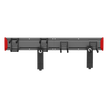 Estante de Almacenamiento de Pared / Capacidad 136 kg / Ganchos Ajustables / 2 Placas de Montaje / Acero y Plástico