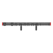 Estante de Almacenamiento de Pared / Capacidad 284 kg / Ganchos Ajustables / 4 Placas de Pared / Acero y Plástico