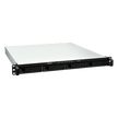 Servidor NAS Rackmount / 4 Bahías Hot-Swappable / 1U / 2000/1300 MB/s Lectura/Escritura / 4 Puertos 1GbE RJ45 / PCIe 3.0 x8 / Dual Power Supply Redundante / DSM / Almacenamiento Empresarial