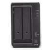 Servidor NAS de escritorio con 2 bahías / Expandible a 7 bahías / Hasta 112 TB