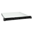NAS Rackmount 4 Bahías / 1U 44 mm (1.73 in) / AMD Ryzen V1500B 4 Núcleos 2.2 GHz / 4GB DDR4 ECC SODIMM / 4x 1GbE RJ45 / PCIe 3.0 x8 / Escalable a 8 Bahías con RX426 / DSM / Storage Tiering