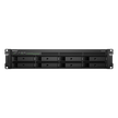Servidor NAS Rack / 8 Bahías Expandible a 12 / CPU AMD Ryzen V1500B / 4 GB DDR4 ECC Hasta 32 GB / 10/25GbE SFP28 / Lectura 2,315 MB/s / Escritura 1,147 MB/s