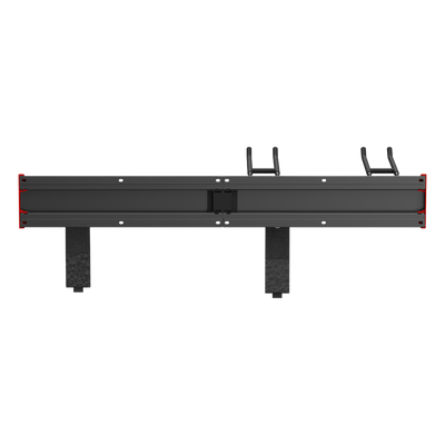 Estante de Almacenamiento de Pared / Capacidad 136 kg / Ganchos Ajustables / 2 Placas de Montaje / Acero y Plástico