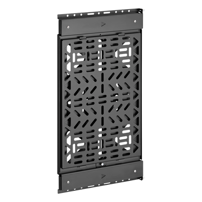 Panel de Almacenamiento AV Deslizante / Capacidad 10 kg (22 lbs) / Rango 300 mm / Acero de Alta Resistencia / Quick-Release / Montaje Pared y Riel