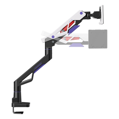 Brazo para Monitor / 24 a 57 Pulgadas / Carga 30 kg / VESA 75x75 a 200x200 / Inclinación +70° a -45° / Giro ±90°