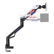 Brazo para Monitor / 24 a 57 Pulgadas / Carga 30 kg / VESA 75x75 a 200x200 / Inclinación +70° a -45° / Giro ±90°