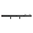 Estante de Almacenamiento de Pared / Capacidad 284 kg / Ganchos Ajustables / 4 Placas de Pared / Acero y Plástico