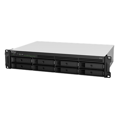 Servidor NAS Rack / 8 Bahías SATA / Expansión a 12 Bahías / CPU AMD Ryzen V1500B / 4 GB DDR4 ECC / 10/25GbE PCIe / Fuente Redundante / Chasis 2U