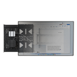 Panel de Almacenamiento AV Deslizante / Capacidad 10 kg (22 lbs) / Rango 300 mm / Acero de Alta Resistencia / Quick-Release / Montaje Pared y Riel