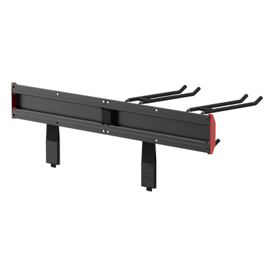 Estante de Almacenamiento de Pared / Capacidad 136 kg / Ganchos Ajustables / 2 Placas de Montaje / Acero y Plástico
