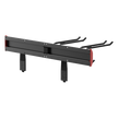 Estante de Almacenamiento de Pared / Capacidad 136 kg / Ganchos Ajustables / 2 Placas de Montaje / Acero y Plástico