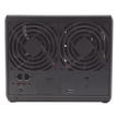 Servidor NAS de 4 Bahías (Expandible a 9 Bahías) / Hasta 162 TB / Servicio Nube Gratis (P2P) / Administración Remota y Respaldo Programado