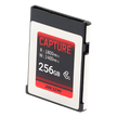Memoria CFexpress Tipo B / 256 GB / Lectura 1800 MB/s / Escritura 1400 MB/s / PCIe Gen 3×2 / 8K RAW / -10 °C a 70 °C