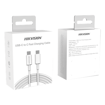 Cable USB-C a USB-C / Carga Rápida 60W / 3A / Transferencia 480 Mbps / Longitud 1 m (3.28 ft) / Materiales TPE y ABS