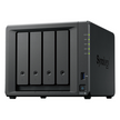 NAS 4 Bahías / Expandible a 9 Bahías / 2 Puertos 2.5GbE / 2 Ranuras M.2 NVMe / Procesador AMD Ryzen V1500B / 4 GB DDR4 ECC / Escritura Secuencial 565 MB/s / RAID Híbrido
