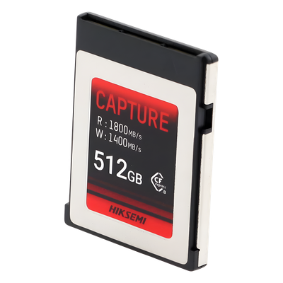 Memoria CFexpress Tipo B / 512 GB / 1800 MB/s Lectura / 1700 MB/s Escritura / PCIe Gen 3×2 / 8K RAW