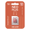 Tarjeta MicroSD / 64 GB / Lectura 95 MB/s / Escritura 40 MB/s / Clase 10 U3 / Grabación 4K / Videovigilancia 24/7