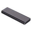 Carcasa SSD M.2 NVMe / USB 3.2 Gen2 Type-C / 10 Gbps / 4 Formatos M.2 / Aluminio con Disipación Térmica / 112.5 mm