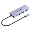 Hub USB-C 8 en 1 / HDMI 4K@30Hz / 3x USB 3.0 5 Gbps / Lector SD + Micro SD / PD 100W / Aluminio 112 mm (4.4 in)