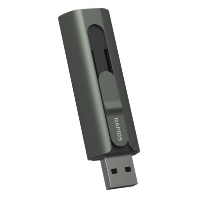 Unidad Flash SSD Portátil / 512 GB / USB-C y USB-A / 1000 MB/s Lectura y Escritura / OTG / 17.5 g