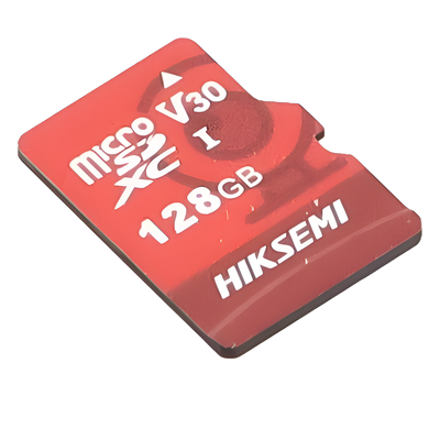 Memoria MicroSD / 128 GB / Lectura 95 MB/s / Escritura 50 MB/s / Clase 10 U3 / Grabación 4K / Videovigilancia 24/7