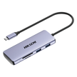 Hub USB-C 8 en 1 / HDMI 4K@30Hz / 3x USB 3.0 5 Gbps / Lector SD + Micro SD / PD 100W / Aluminio 112 mm (4.4 in)