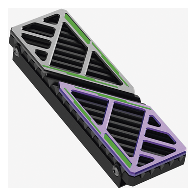 Disipador Pasivo M.2 2280 / Reducción de Temperatura ≤25°C / Aleación de Aluminio / Compatible PC y PS5 / 73 x 22 x 9 mm