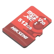 Tarjeta MicroSD / 512 GB / Lectura 95 MB/s / Escritura 60 MB/s / Clase 10 U3 / TLC NAND / Grabación 4K 24/7 / Resistente Agua y Golpes