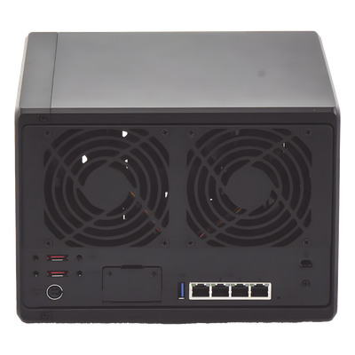 Servidor NAS de 5 Bahías (Expandible a 15 Bahías) / Hasta 270 TB / 8 GB RAM / Servicio Nube Gratis (P2P) / Administración Remota y Respaldo Programado