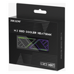 Disipador Pasivo M.2 2280 / Reducción de Temperatura ≤25°C / Aleación de Aluminio / Compatible PC y PS5 / 73 x 22 x 9 mm