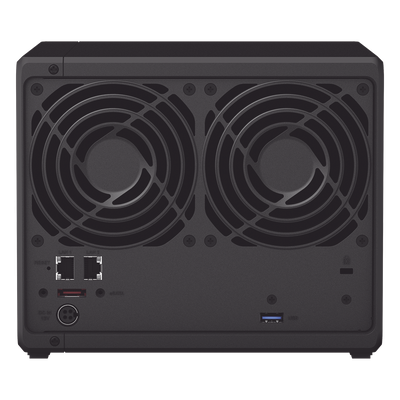 Servidor NAS de escritorio con 4 bahías / Expandible a 9 bahías / Hasta 144 TB