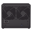 Servidor NAS de escritorio con 4 bahías / Expandible a 9 bahías / Hasta 144 TB