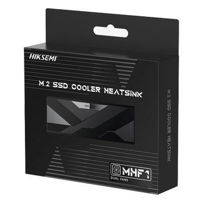 Disipador Activo M.2 / Reducción ≤30°C / Ventilador PWM 4 Pines / Aluminio / 73 x 22 x 9 mm