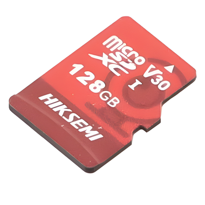 Memoria MicroSD / 128 GB / Lectura 95 MB/s / Escritura 50 MB/s / Clase 10 U3 / Grabación 4K / Videovigilancia 24/7