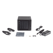 Servidor NAS de escritorio con 4 bahías / Expandible a 9 bahías / Hasta 144 TB