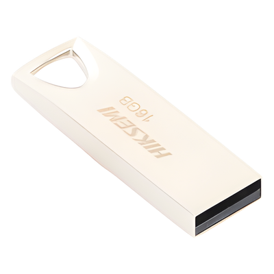 Memoria USB / 16 GB / USB 2.0 / Lectura 80 MB/s / Cuerpo Metálico 5.2 g / Compatible Multiplataforma