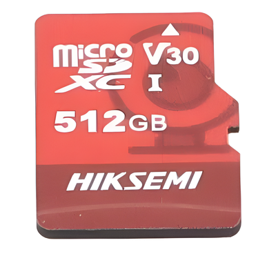 Tarjeta MicroSD / 512 GB / Lectura 95 MB/s / Escritura 60 MB/s / Clase 10 U3 / TLC NAND / Grabación 4K 24/7 / Resistente Agua y Golpes