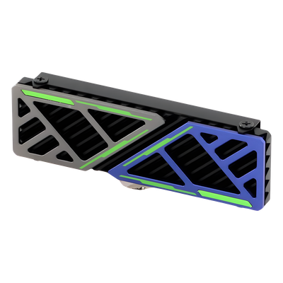 Disipador Pasivo M.2 2280 / Reducción de Temperatura ≤25°C / Aleación de Aluminio / Compatible PC y PS5 / 73 x 22 x 9 mm