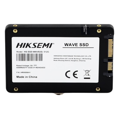 Unidad de Estado Sólido SSD / 512 GB / SATA III 6 Gb/s / 2.5