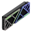 Disipador Pasivo M.2 2280 / Reducción de Temperatura ≤25°C / Aleación de Aluminio / Compatible PC y PS5 / 73 x 22 x 9 mm