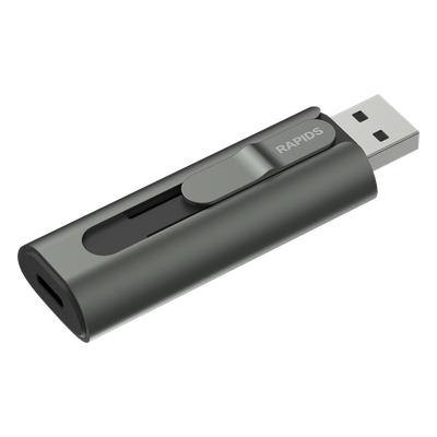 Unidad Flash SSD Portátil / 512 GB / USB-C y USB-A / 1000 MB/s Lectura y Escritura / OTG / 17.5 g